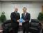 2012年04月10日林文通處長接見南非聯絡辦事處駐臺新任副代表Mr. C.B. Smith。